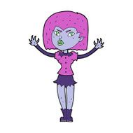 Cartoon Vampire Girl N173