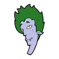 cartoon vampire head N27