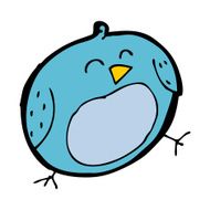 Cartoon Bird N288