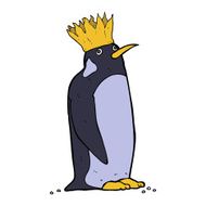 Cartoon Emperor Penguin N10
