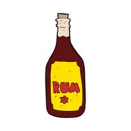 Cartoon Rum Bottle N12
