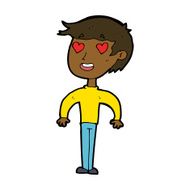 cartoon man in love N30