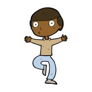 cartoon startled man N36