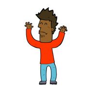 cartoon stressed man N56