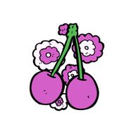 cartoon cherries N23