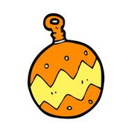 Cartoon Christmas Bauble N77