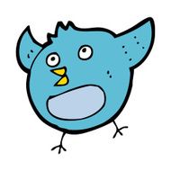 cartoon happy bird N26