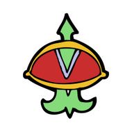 cartoon mystic eye symbol N16