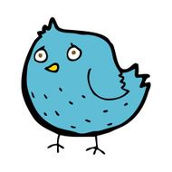 Cartoon Bird N291