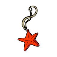 cartoon magic star necklace N8