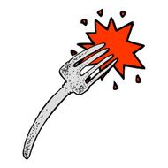 cartoon fork N32
