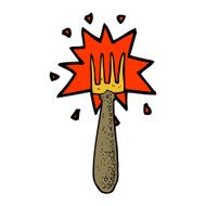 cartoon fork N33