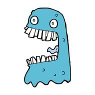 cartoon gross ghost N38
