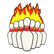 cartoon flaming skittles N4