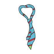 Cartoon Tie N28