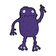 cartoon poisonous frog N8