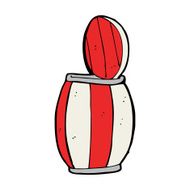 cartoon painted barrel N7