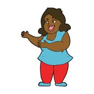 cartoon woman singing N4