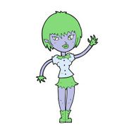 Cartoon Vampire Girl N174