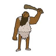 cartoon neanderthal N7