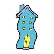 cartoon house doodle N6