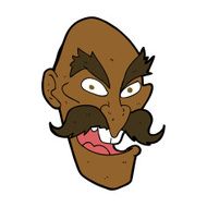 cartoon evil old man face N8