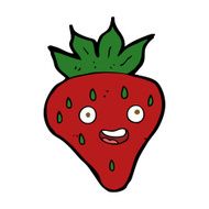 cartoon happy strawberry N4