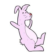 cartoon pink bunny N5