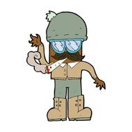cartoon man smoking pot N8