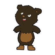 cartoon black bear N50