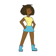 cartoon capable woman N7