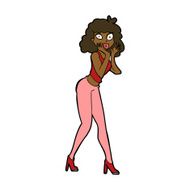 cartoon surprised woman N170