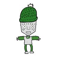 cartoon robot wearing hat N4