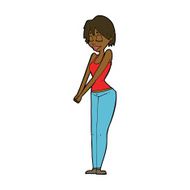 cartoon content woman N8