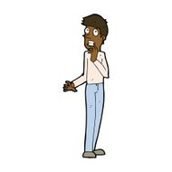 cartoon worried man N75