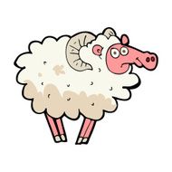 cartoon dirty sheep N3