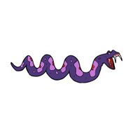 cartoon poisonous snake N21