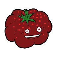 cartoon happy tomato N14