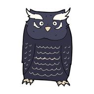 Cartoon Owl N121