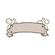 heraldry scroll banner cartoon N9