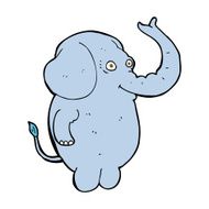 cartoon funny elephant N12