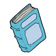 cartoon old book N14