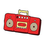 cartoon radio cassette player N8