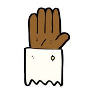 cartoon hand symbol N34