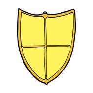 cartoon heraldic shield N14