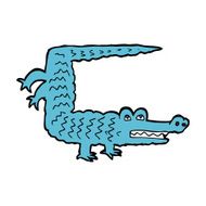 Cartoon Crocodile N62