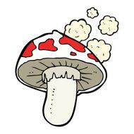 cartoon toadstool N79