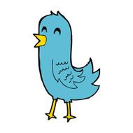 cartoon happy bird N27