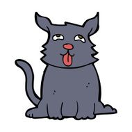 cartoon happy dog N58