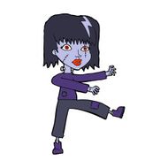 cartoon undead girl N4